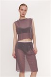 Юбка Feminine Club мокко WW630017 - фото 313