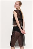 Топ удлиненный Feminine Club черный WW620016-1 - фото 392