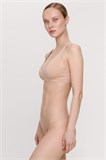 Топ с тонкой треугольной чашкой и вкладышем Lisse пудровый WU120029 - фото 662