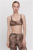 Топ майка с широкими бретелями Sucre Miroir леопардовый WU150038 - фото 692